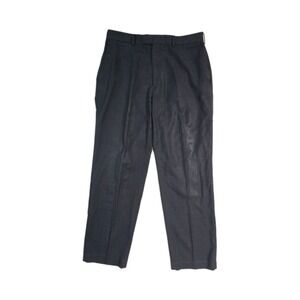 Axist Men's Dress Pants 33x32 Black Plaid
